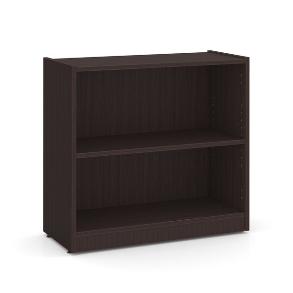 Officesource OS Laminate Bookcases Bookcase - 2 Shelves PL154ES